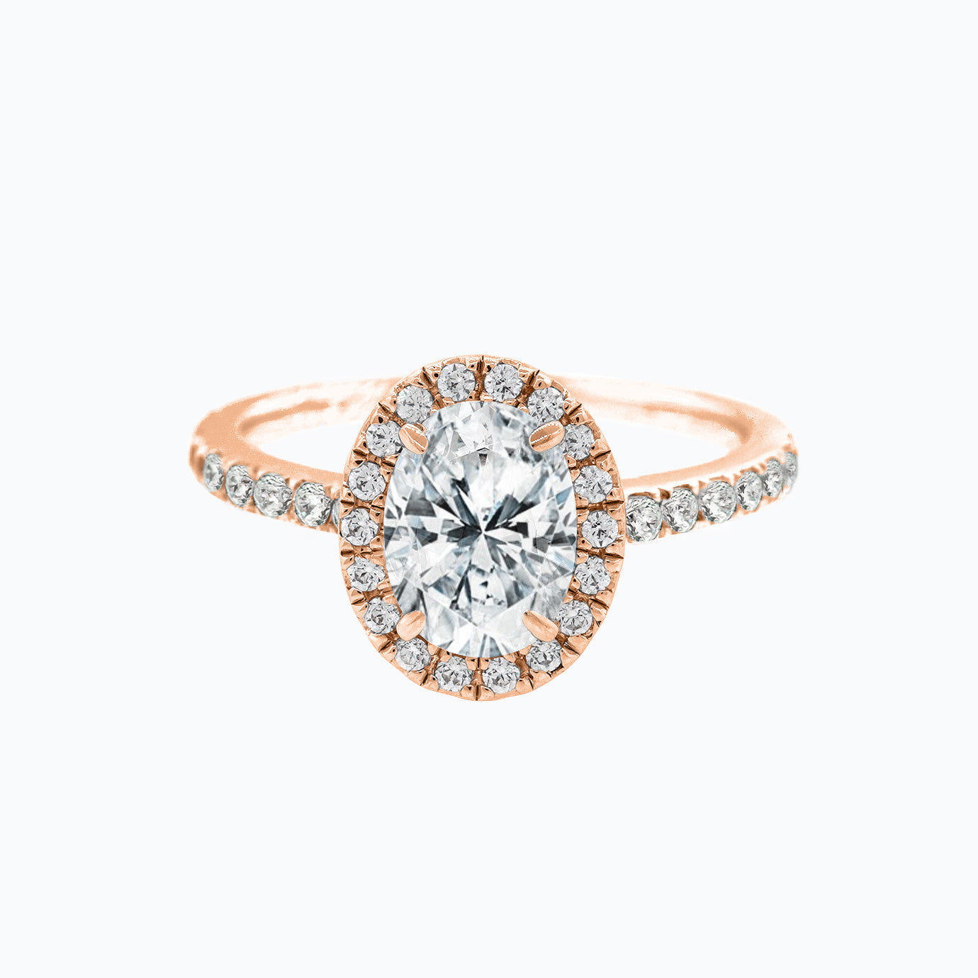 1.50 ct oval halo cvd f/vs2 diamond engagement ring