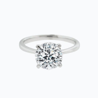 1.50 CT Round Solitaire CVD F/VS2 Diamond Engagement Ring