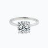 1.50 CT Round Solitaire CVD F/VS2 Diamond Engagement Ring