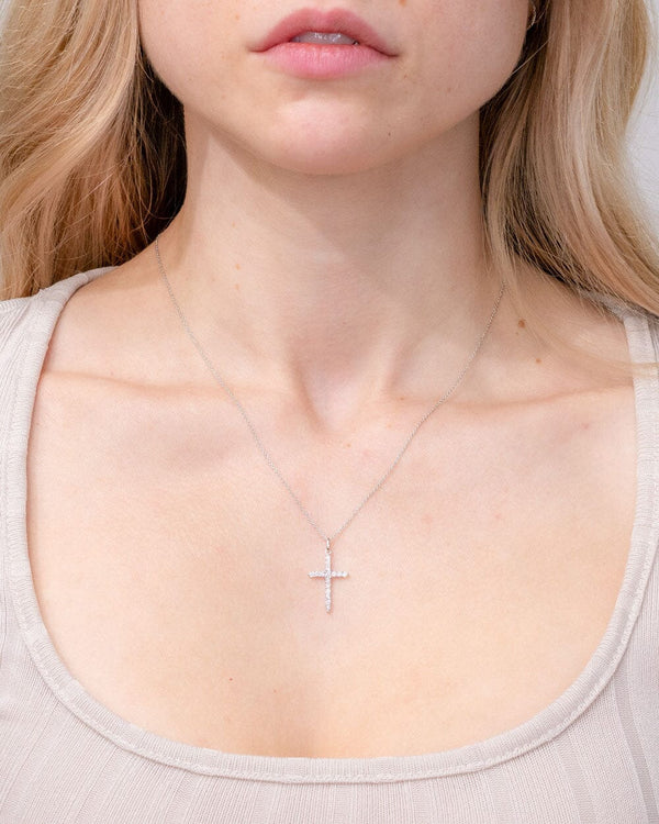 0.31ct Diamond Cross Necklace