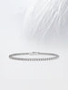 Round Cut Moissanite Diamond Tennis Bracelet in 14K Solid Gold