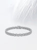 Pear Cut Moissanite Diamond Tennis Bracelet 14K Solid Gold