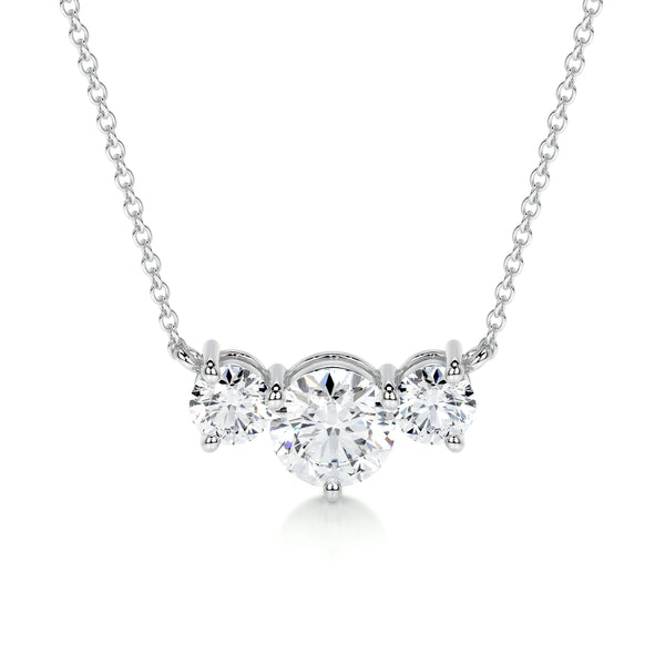 Petit Susan Lab Grown Diamond Pendant -14K White Gold