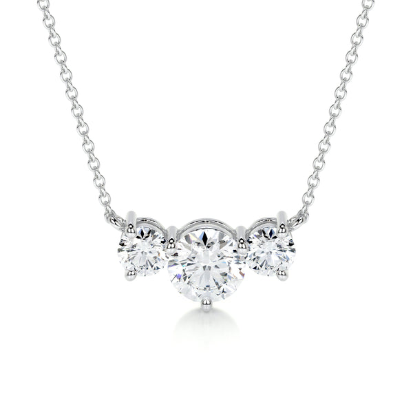 Susan Lab Grown Diamond Pendant -14K White Gold