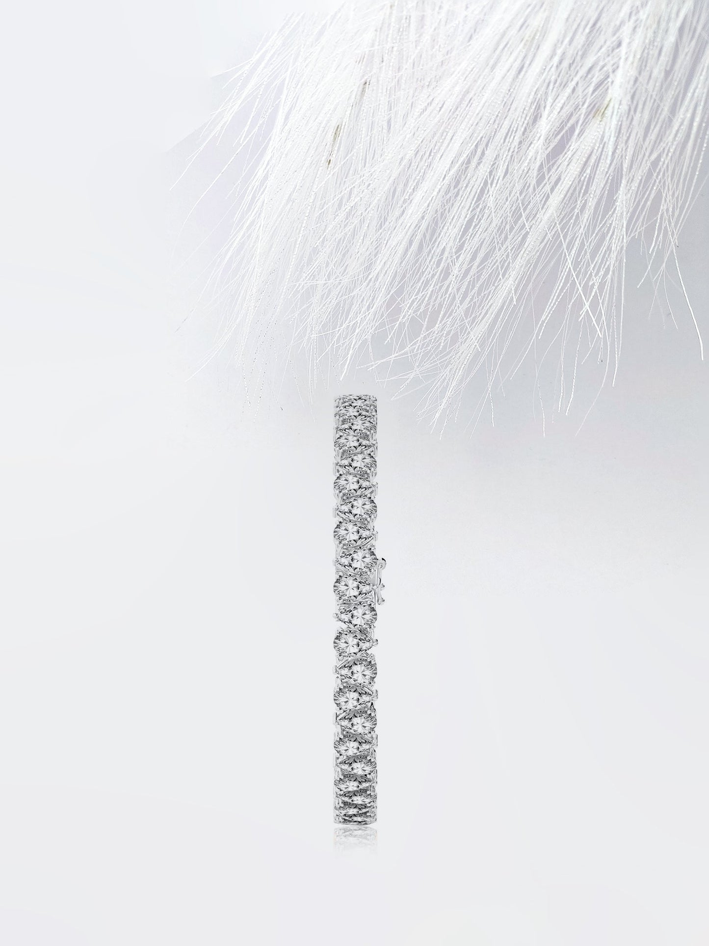 pear cut moissanite diamond tennis bracelet 14k solid gold