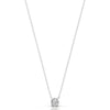 Britney 0.75 CT Round Solitaire  Lab Grown Diamond Pendant - 14K White Gold (RTS)