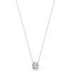 Britney 1.5 CT Round Solitaire  Lab Grown Diamond Pendant - 14K White Gold (RTS)