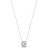 Britney 2.5 CT Round Solitaire  Lab Grown Diamond Pendant - 14K White Gold (RTS)