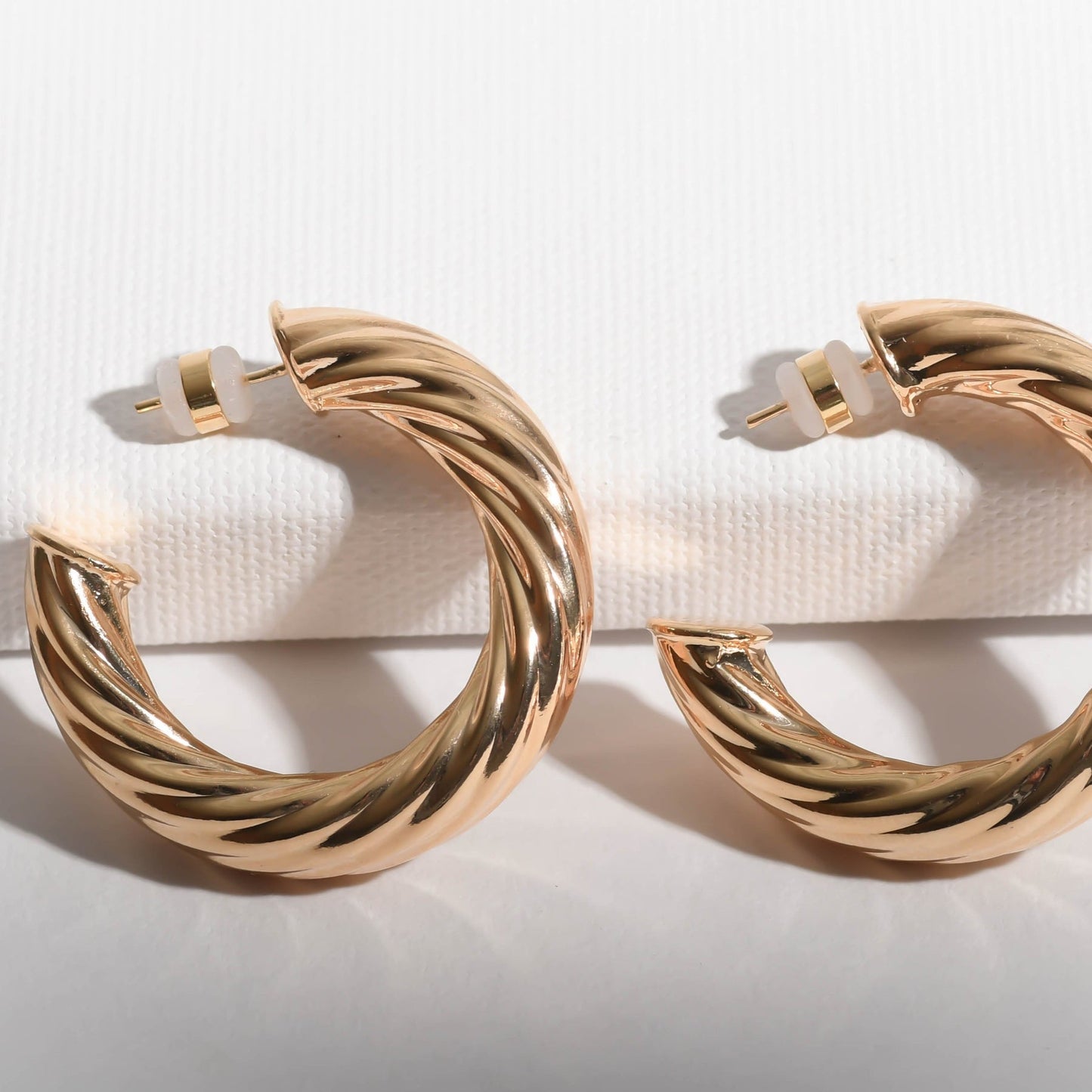 curly hoops for women