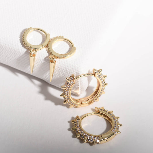 Spike Hoops for women