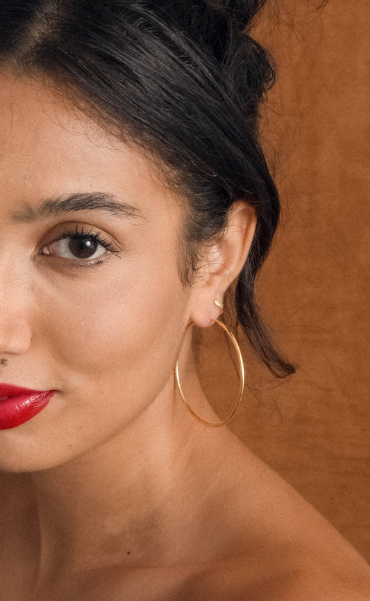 Infinity hoops for women