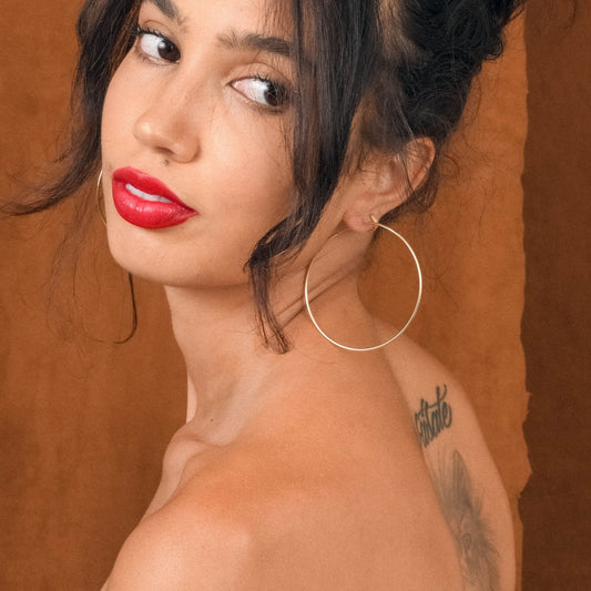 Infinity hoops for women