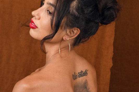 Infinity hoops for women