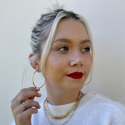 Infinity hoops for women