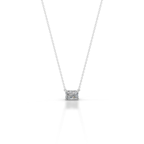 Clmence Lab Grown Diamond Pendant - 14K White Gold