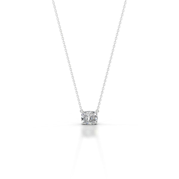 Clmence Lab Grown Diamond Pendant - 14K White Gold
