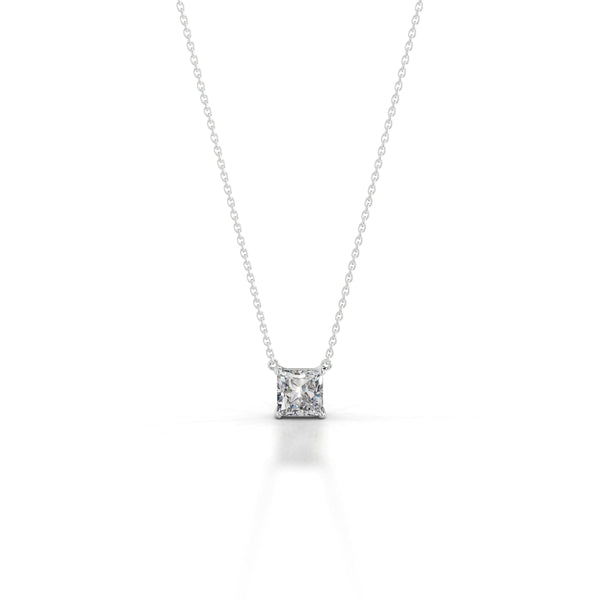 Clmence Lab Grown Diamond Pendant - 14K White Gold