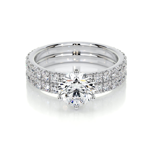 Jane Lab Grown Diamond Bridal Set -14K White Gold