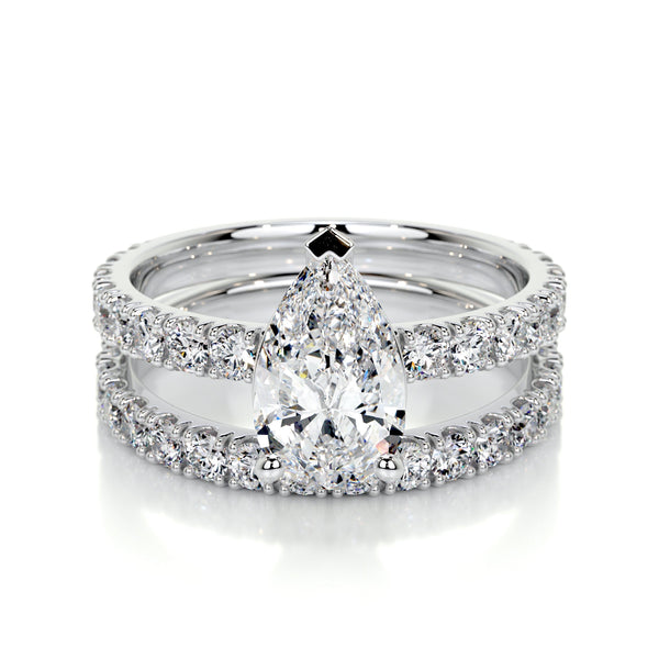 Hailey Lab Grown Diamond Bridal Set -Platinum (RTS)