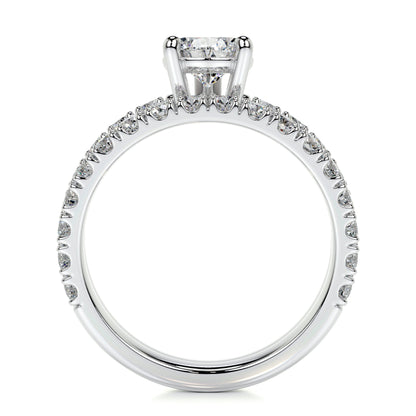 Hailey Lab Grown Diamond Bridal Set -14K White Gold