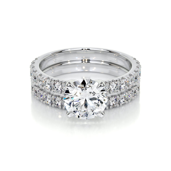 Alison Lab Grown Diamond Bridal Set -14K White Gold