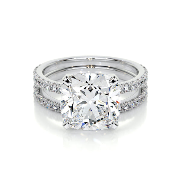 Stephanie Lab Grown Diamond Bridal Set -14K White Gold