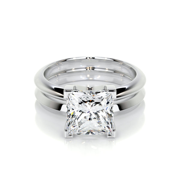 Carolina Lab Grown Diamond Bridal Set -14K White Gold