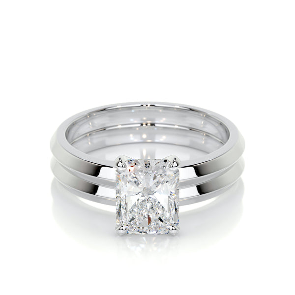 Carolina Lab Grown Diamond Bridal Set -14K White Gold