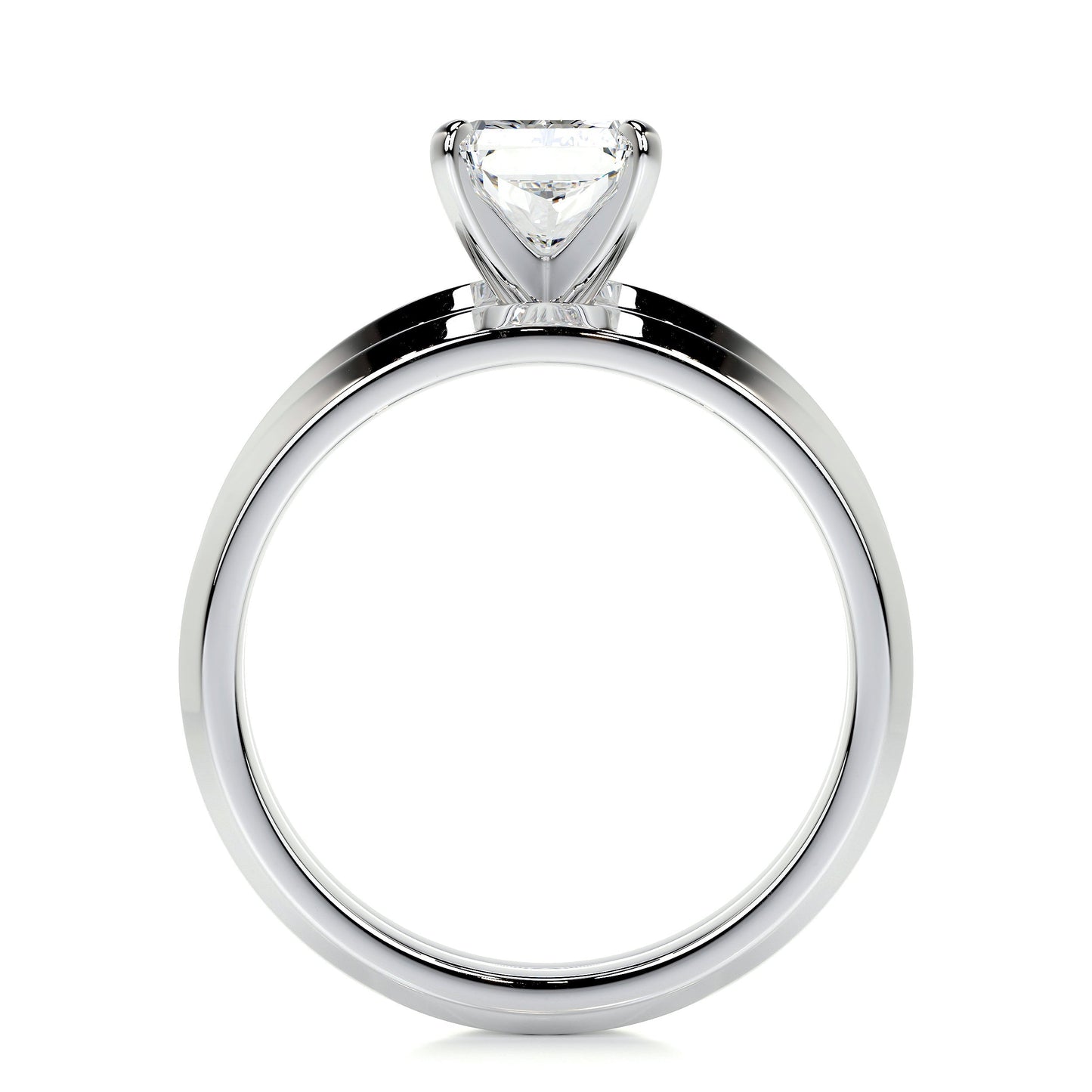 carolina lab grown diamond bridal set -14k white gold