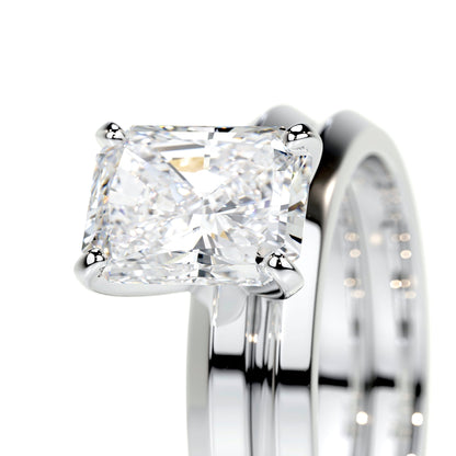 Carolina Lab Grown Diamond Bridal Set -14K White Gold
