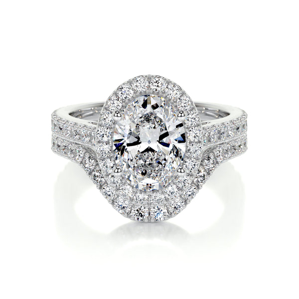 Maria Lab Grown Diamond Bridal Set - 14K White Gold