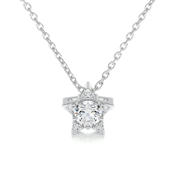 Robbie Lab Grown Diamond Pendant   (0.30 Carat) -14K White Gold