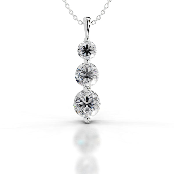 Mekell Lab Grown Diamond Pendant - 14K White Gold