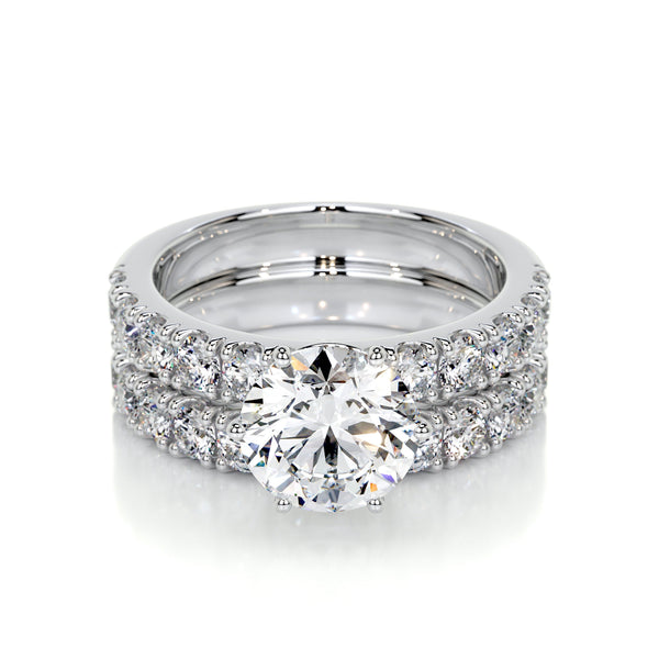 Destiny Lab Grown Diamond Bridal Set -14K White Gold