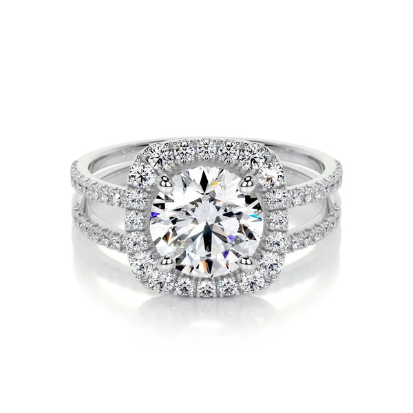 Catalina Lab Grown Diamond Bridal Set -14K White Gold
