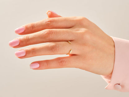 Round Diamond Open Milgrain CVD EF/VVS Wedding Band