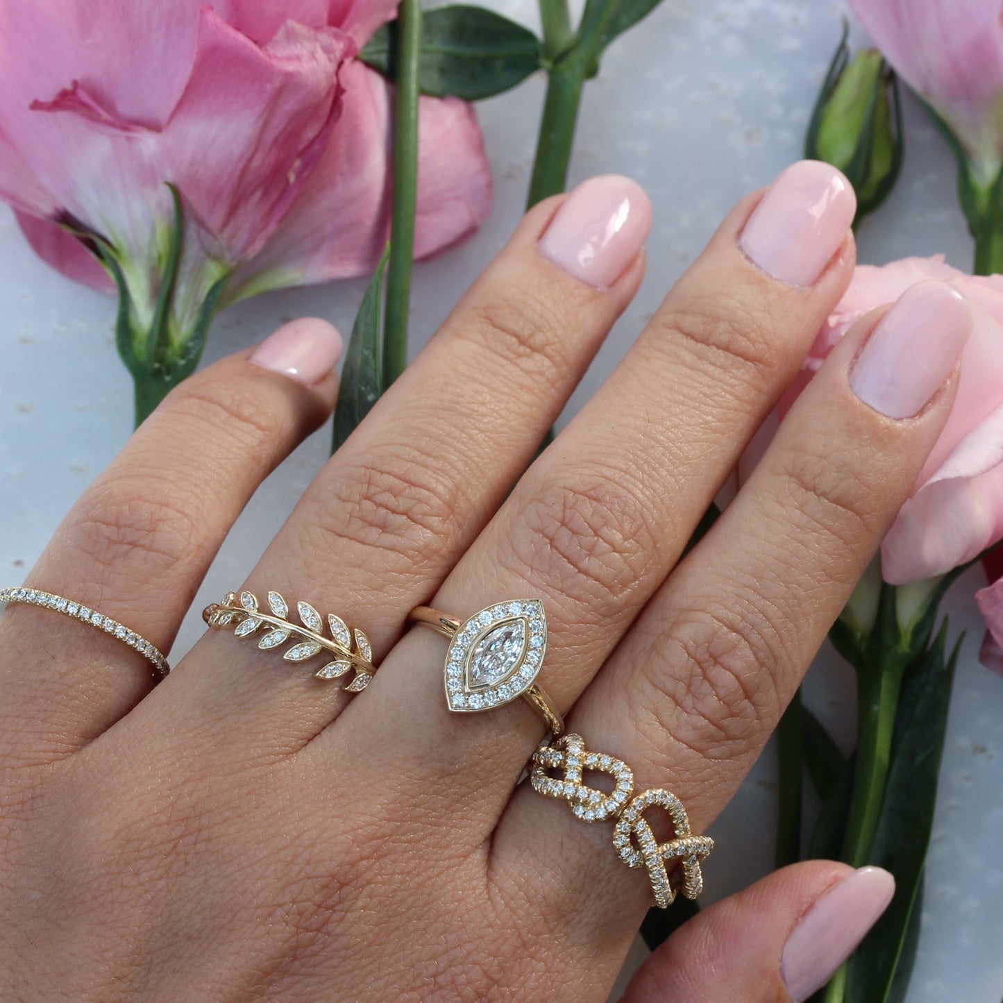 0.5 ct marquise halo cvd f/vs1 diamond engagement ring