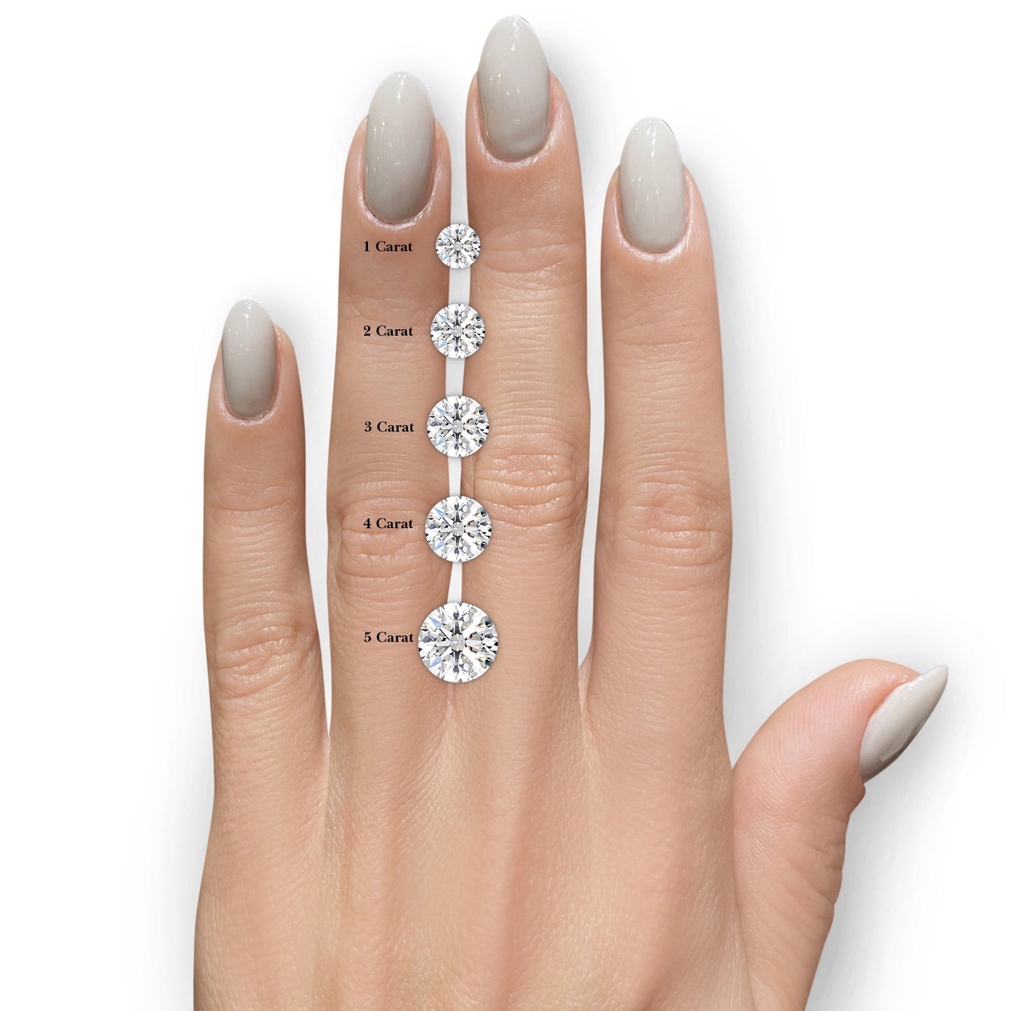 anna luxe lab grown diamond bridal set -14k white gold