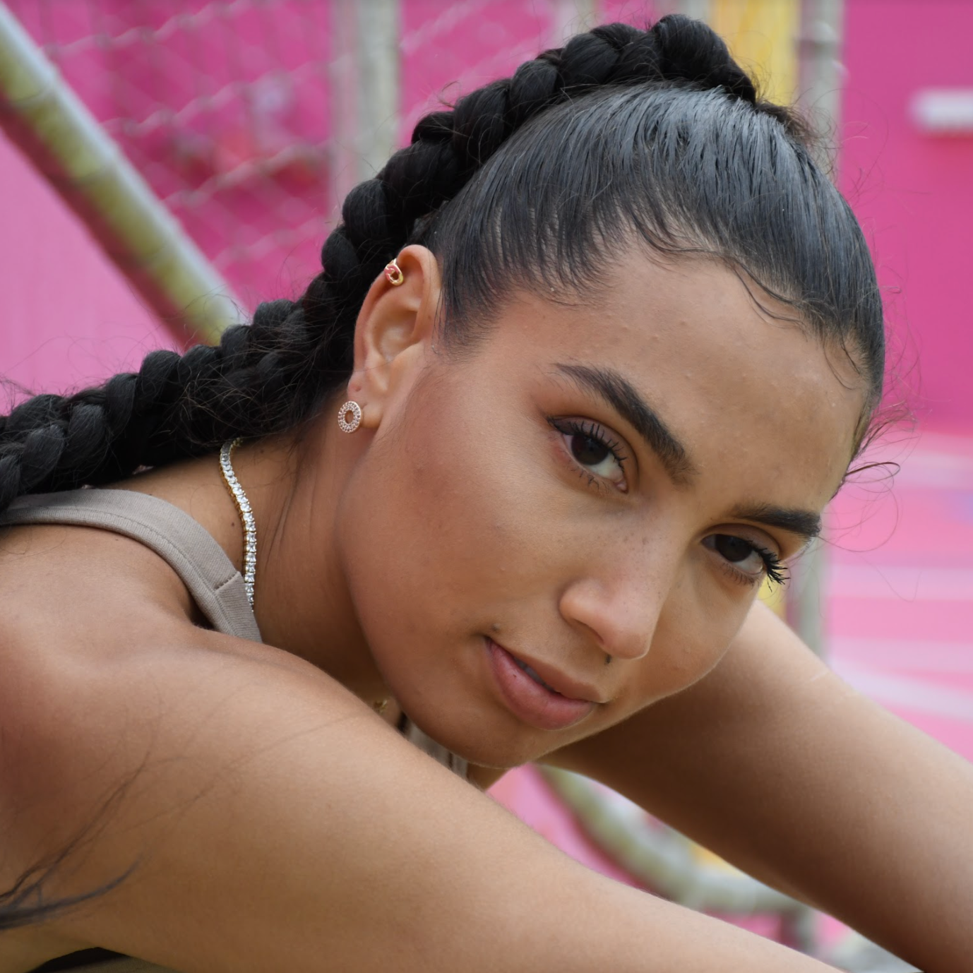 cuban cuff earring for women