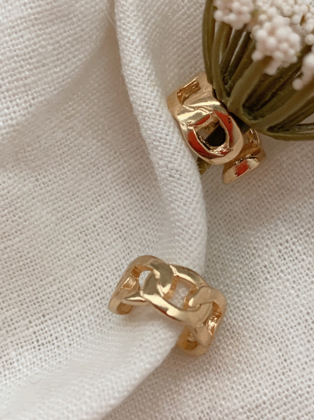 cuban cuff earring for women