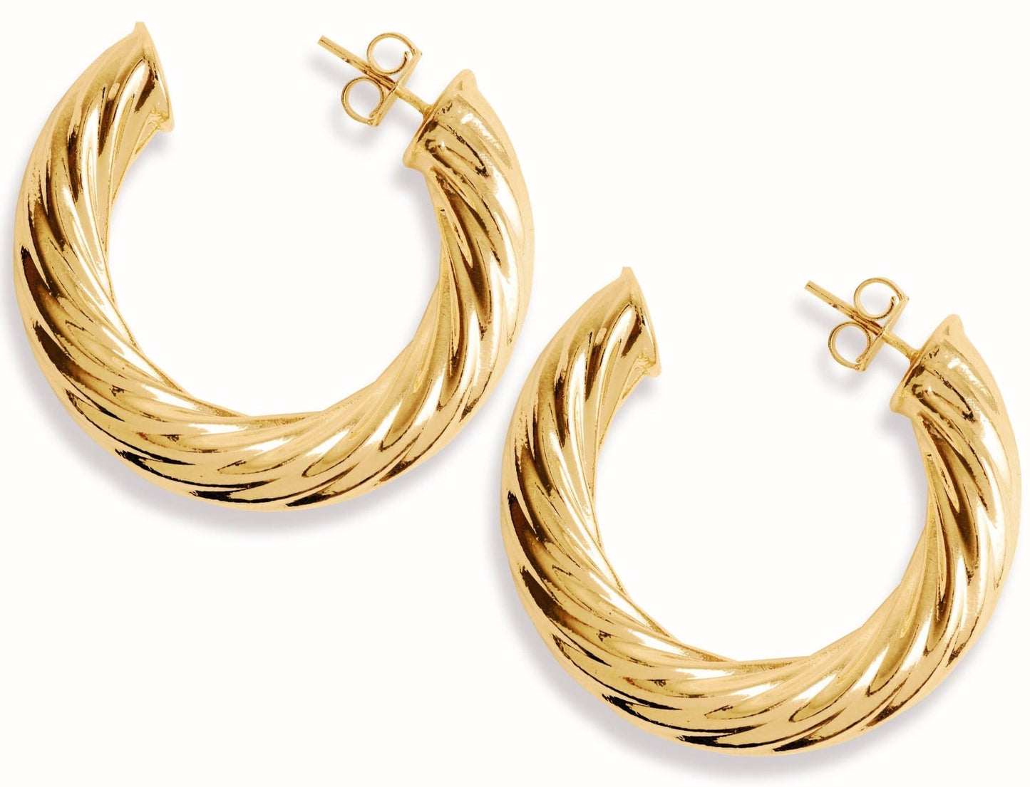 curly hoops for women