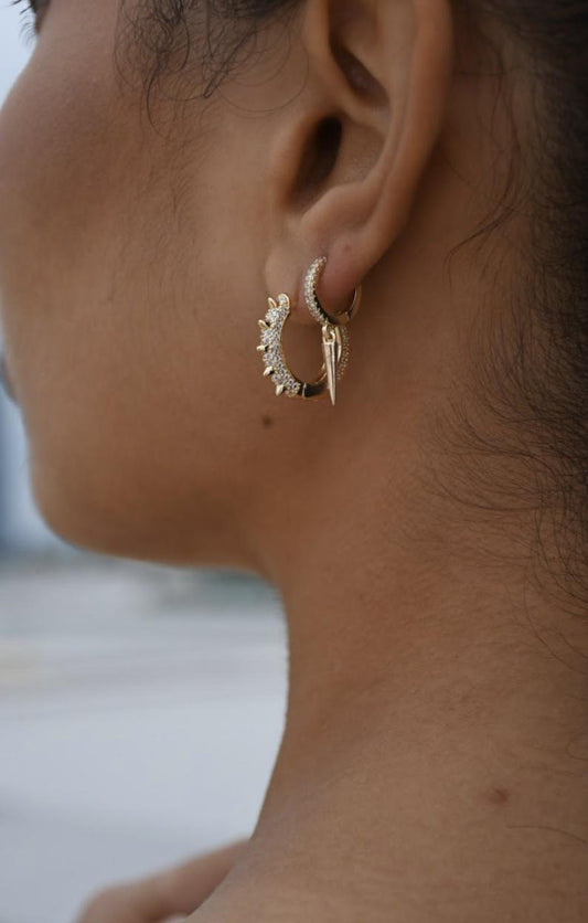 Spike Hoops for women